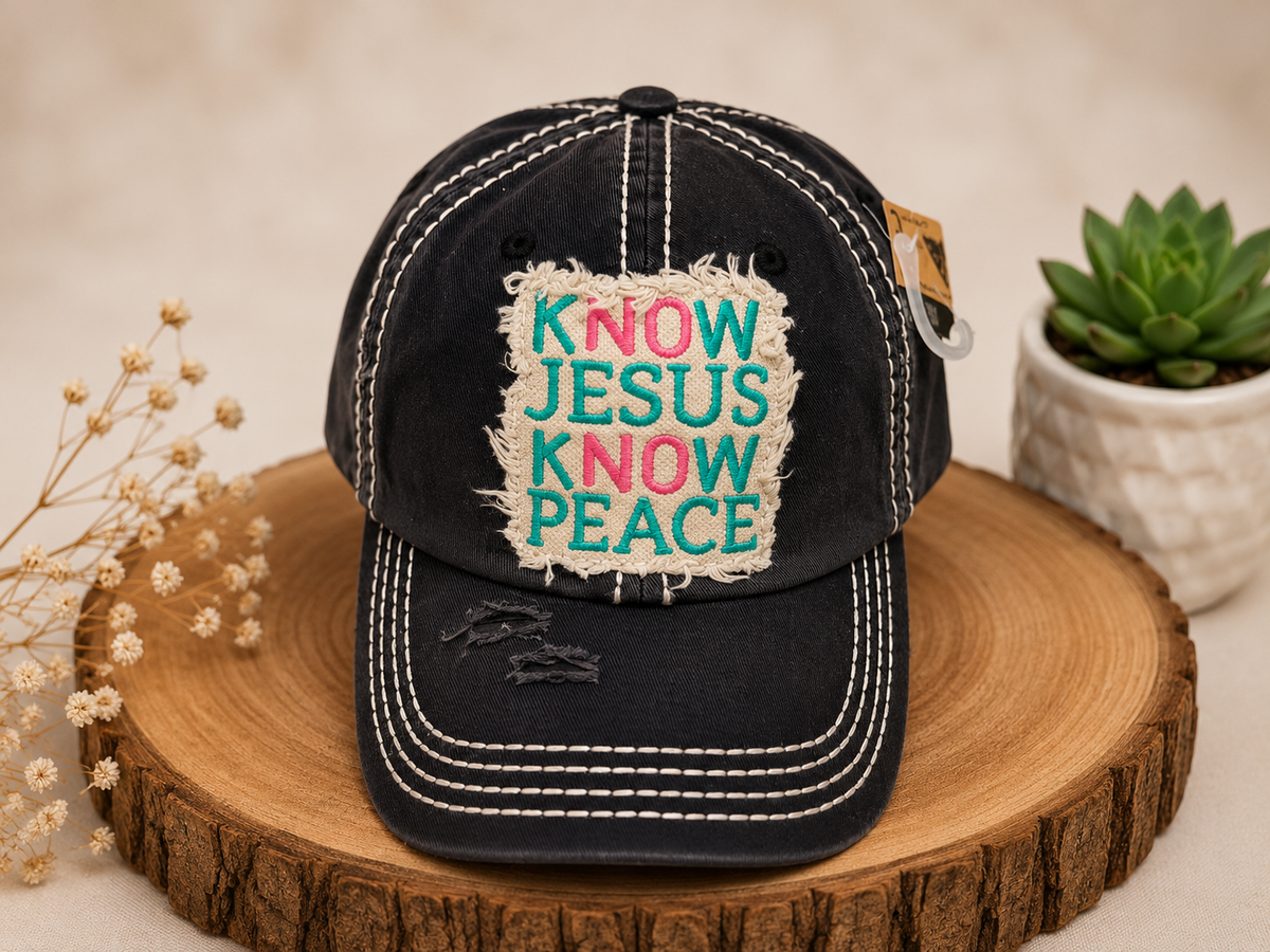 Know Jesus Know Peace Cap