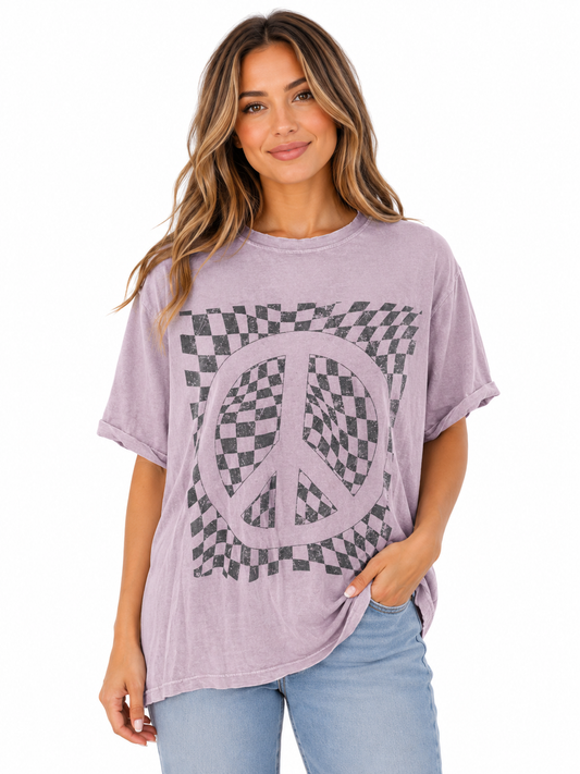 Lavender Focused Peace T-Shirt
