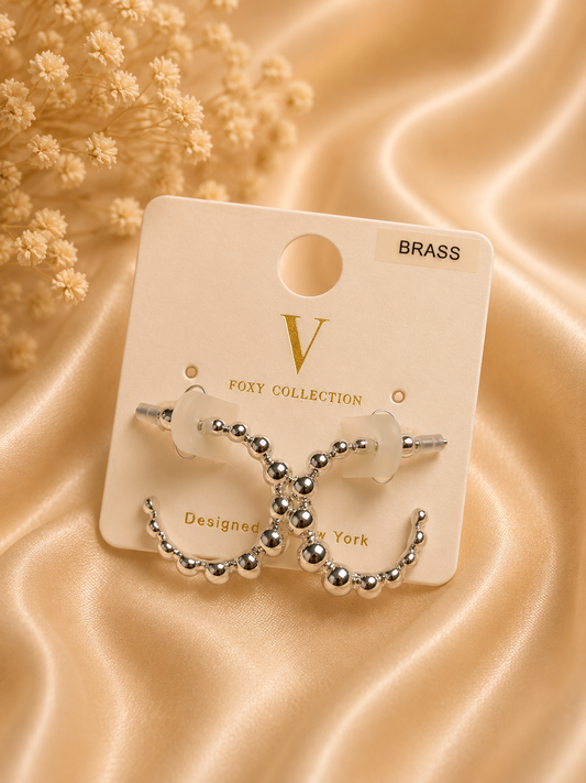 Bubble Hoop Earrings