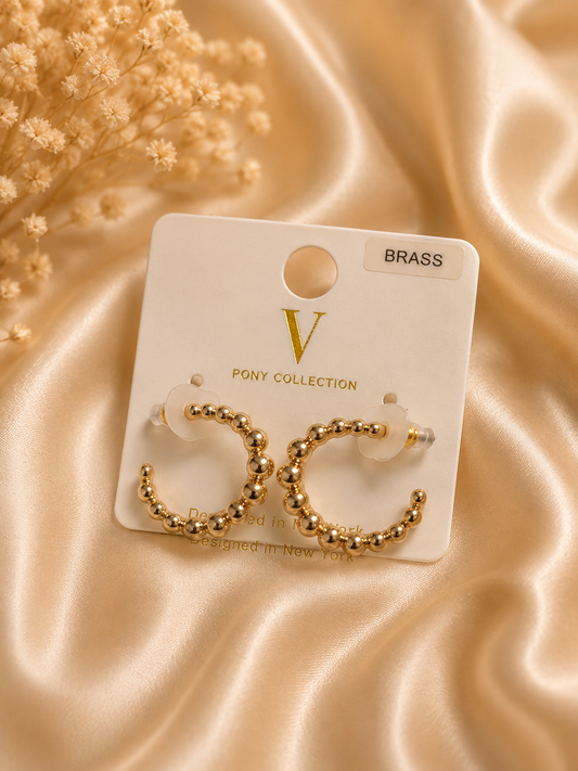 Bubble Hoop Earrings