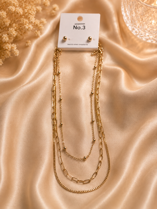 Gold Chain Set