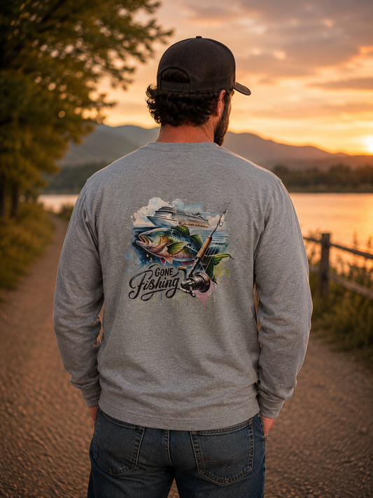 Longsleeve Gone Fishin' T-Shirt