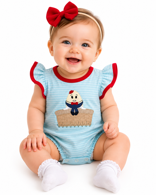 Infant Blue Humpty Dumpty One-Piece