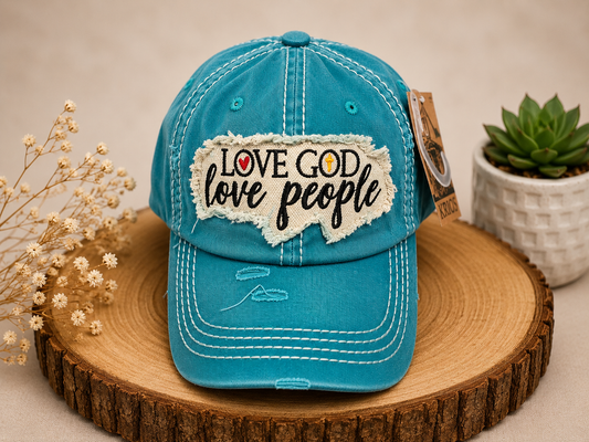Love God Love People Cap