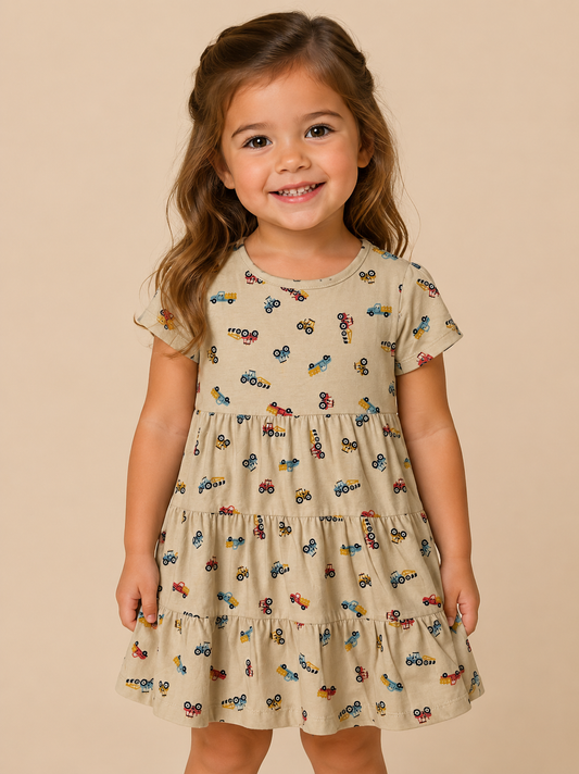 Girl's Tractor Dress