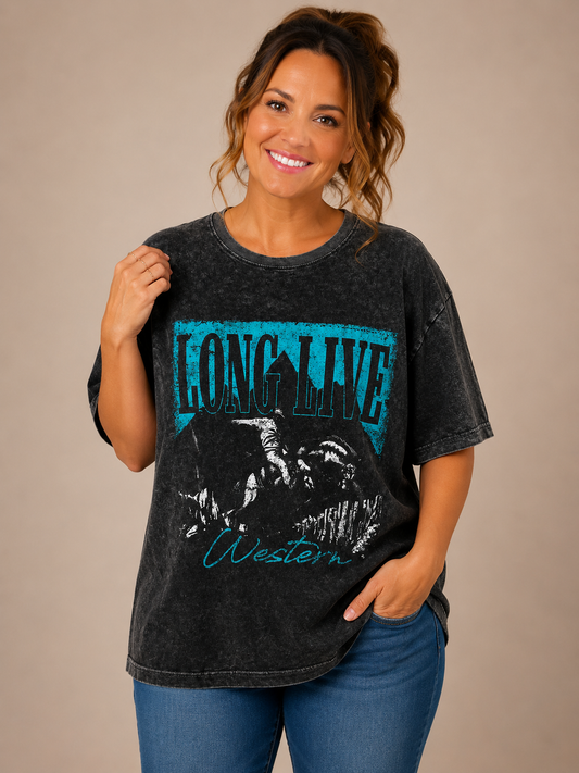 Blue Long Live T-Shirt
