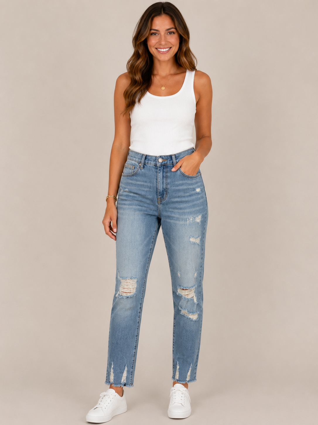 Dear John Distressed Light wash Jeans