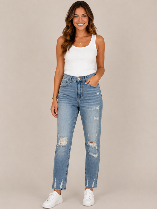 Dear John Distressed Light wash Jeans