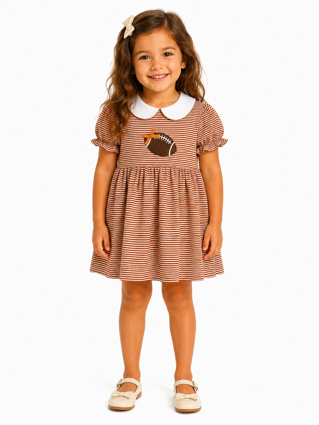 Girl's Football Dress with Collar