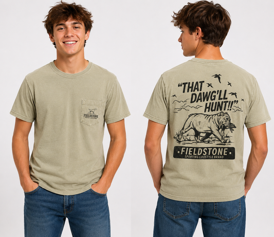 Adult Fieldstone Huntin' Dog T-Shirt