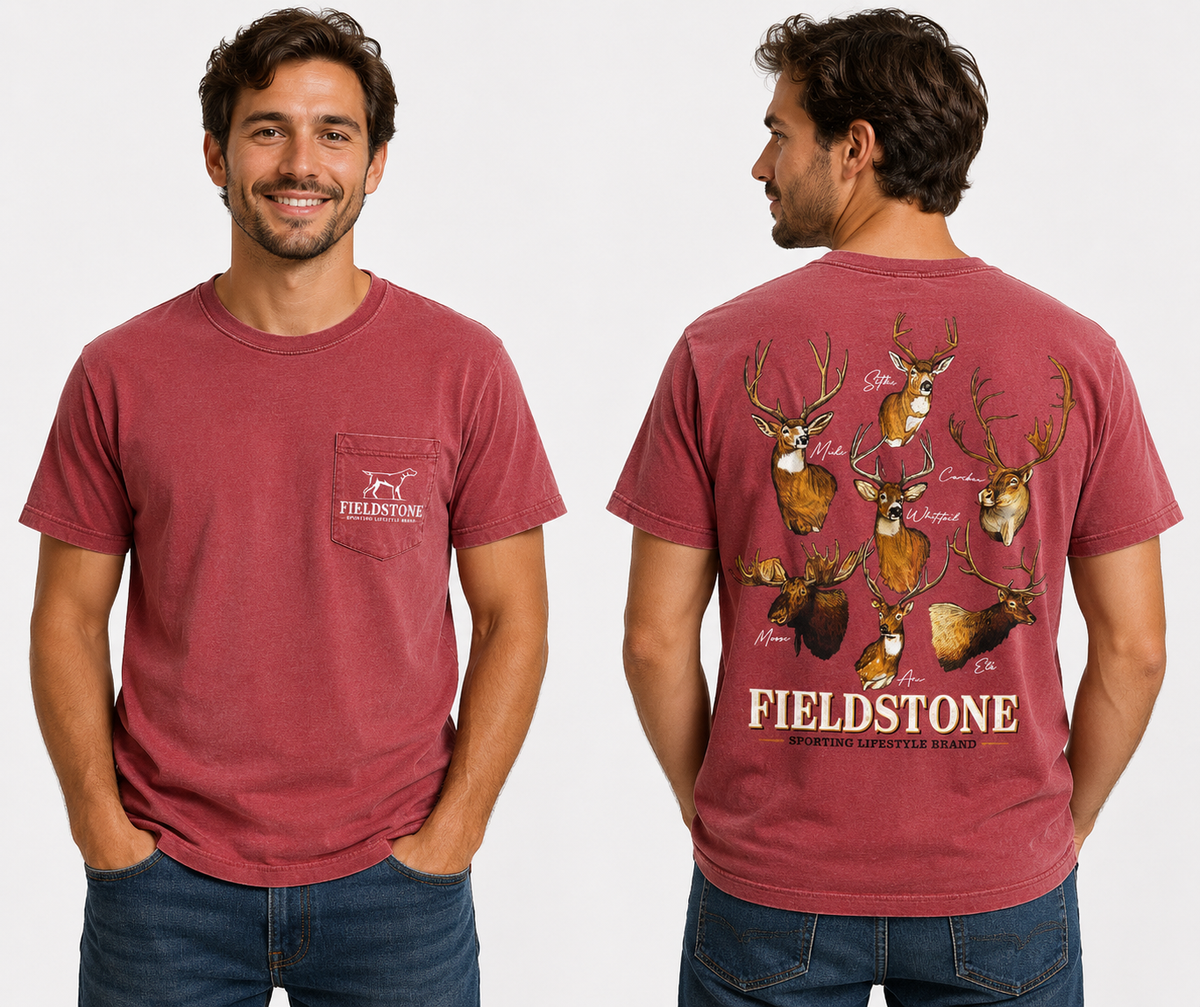 Adult Fieldstone Deer T-Shirt