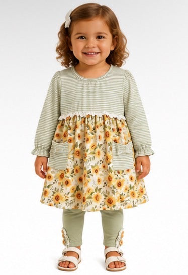 Girl's Sunflower Outfit